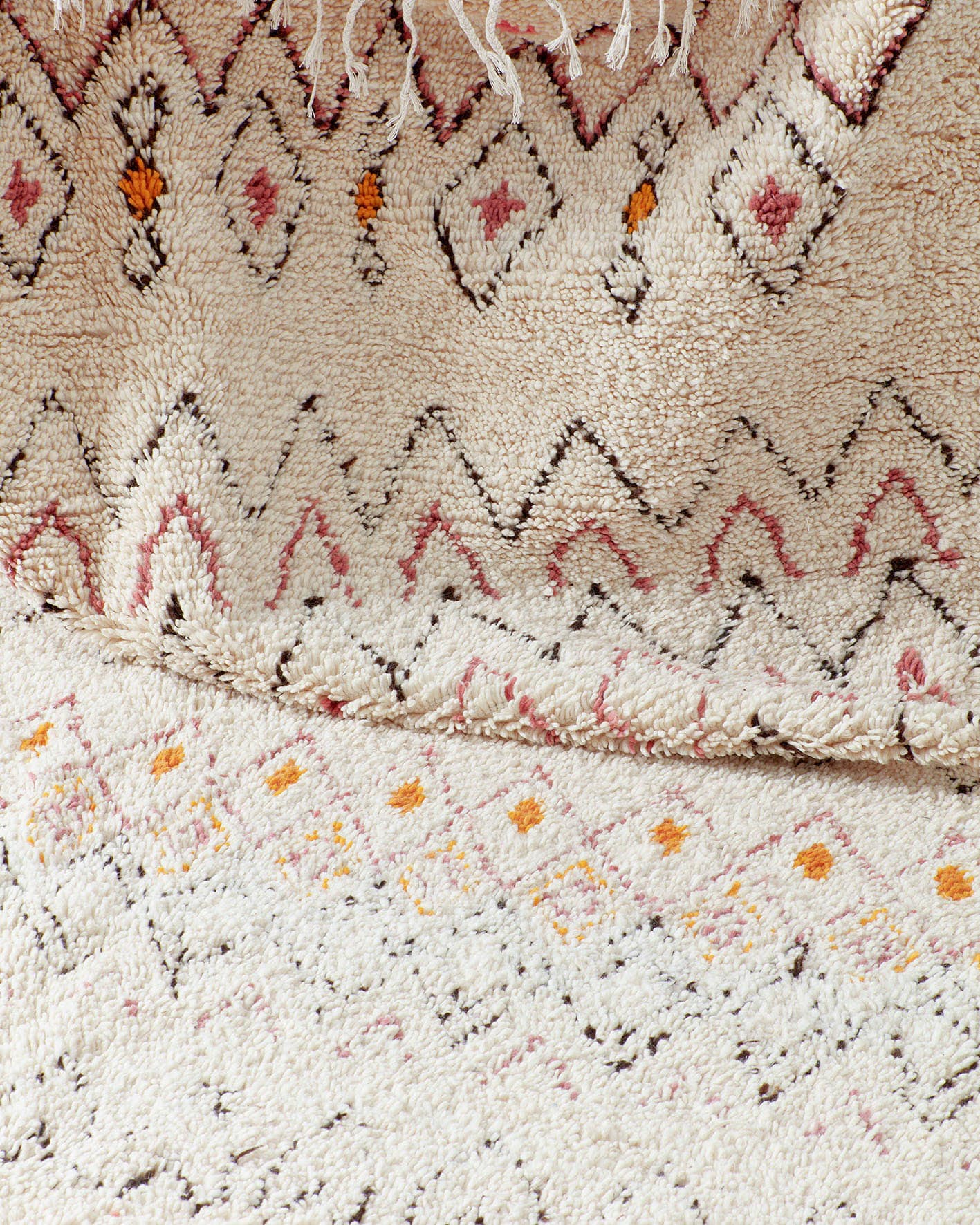Pasztell aprómintás berber szőnyeg