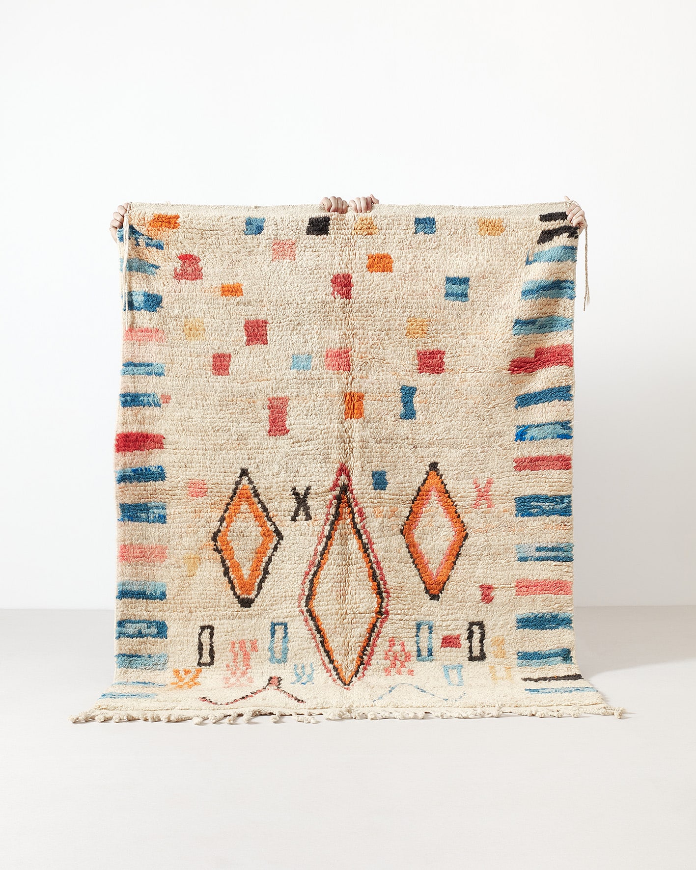 Playful Berber rug
