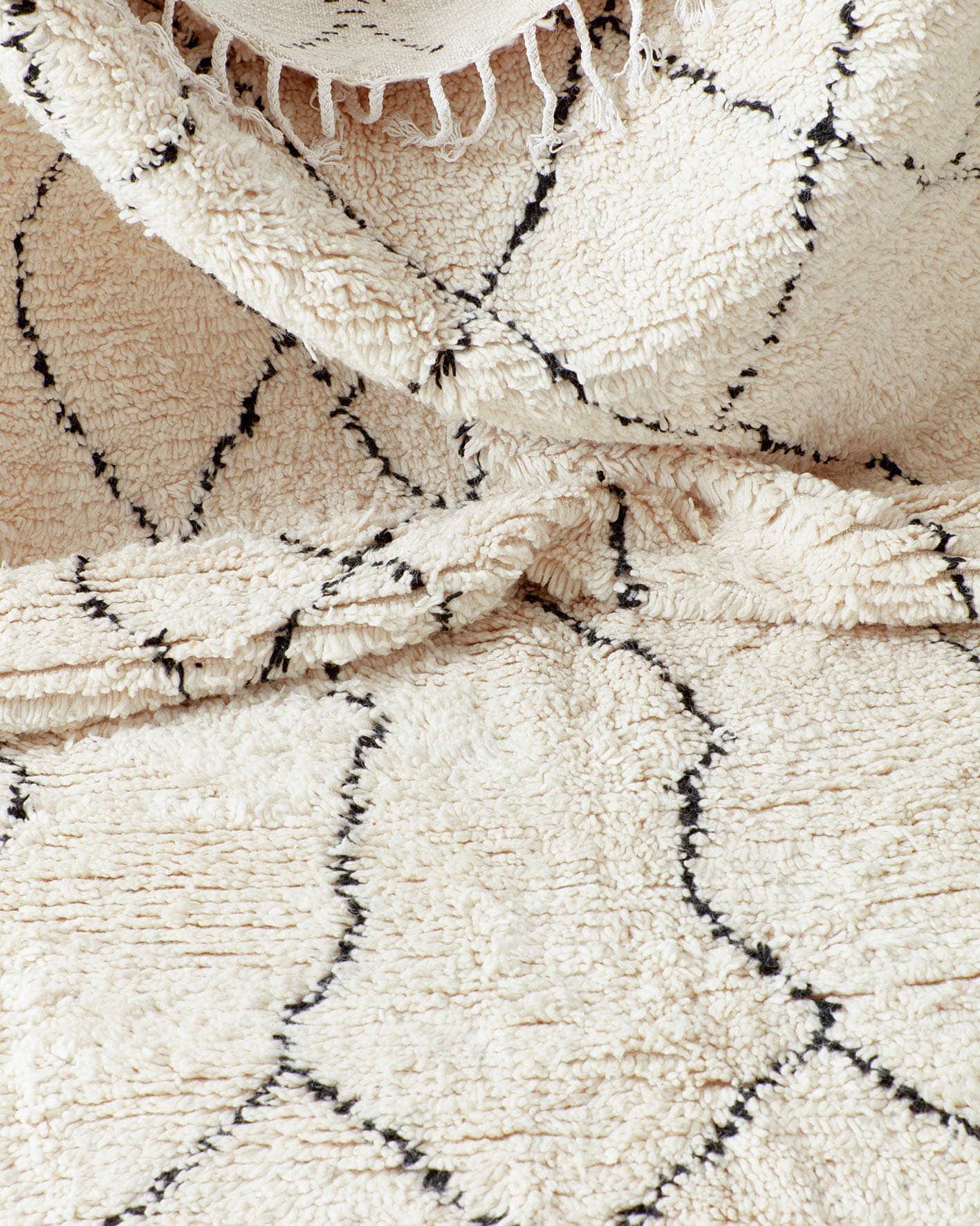 Vonalrajzos berber szőnyeg, textúra