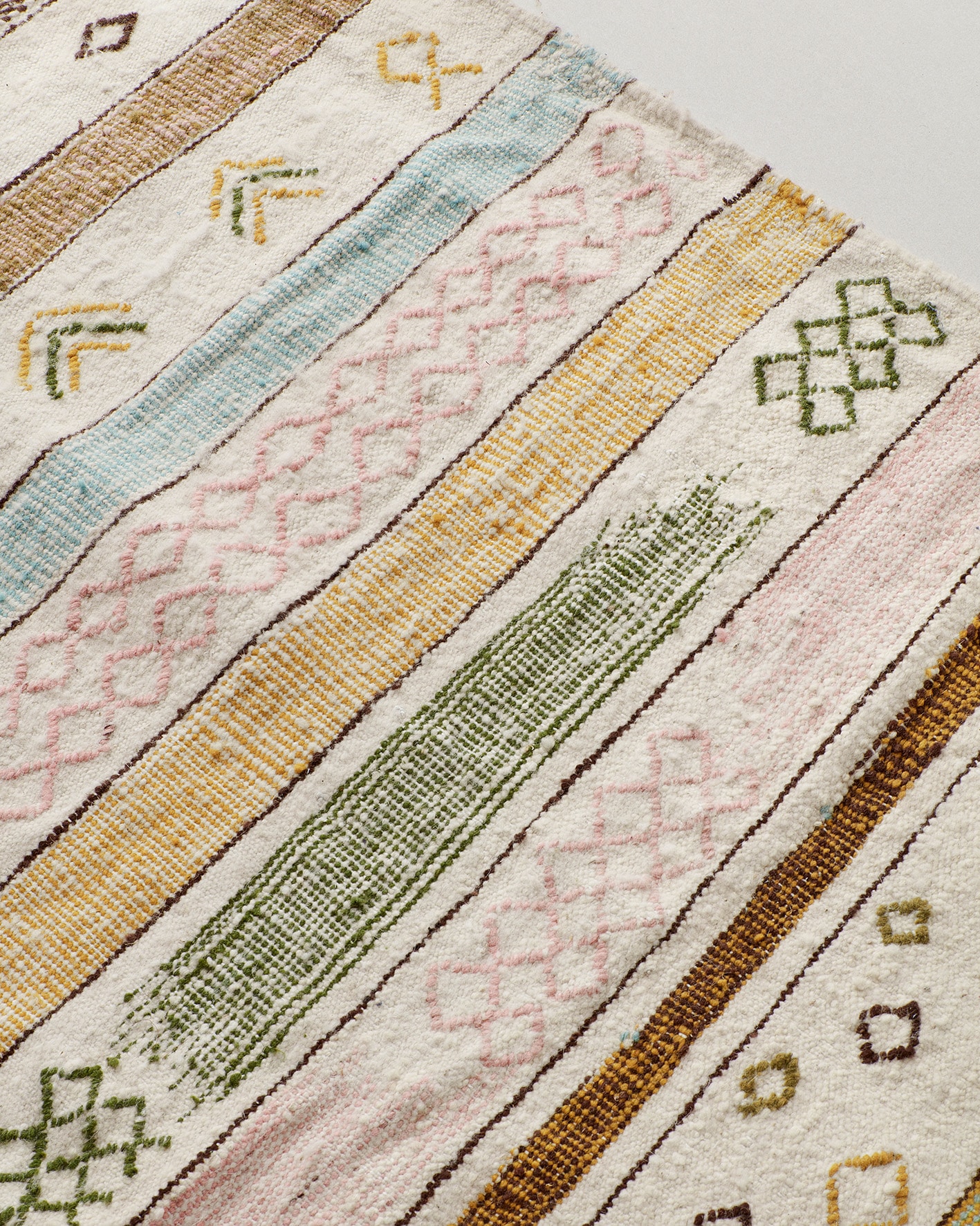 Berber hanbel pasztell színekben, részlet