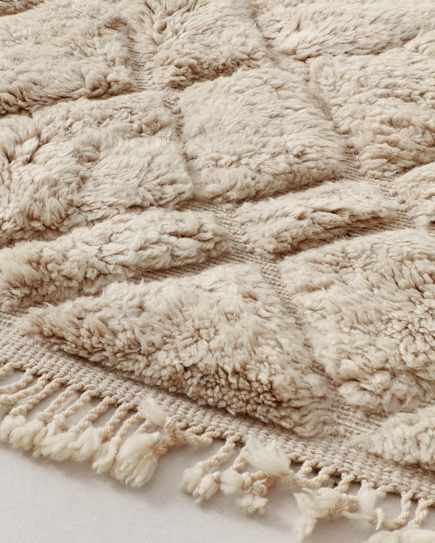 Light brown Mrirt rug, texture
