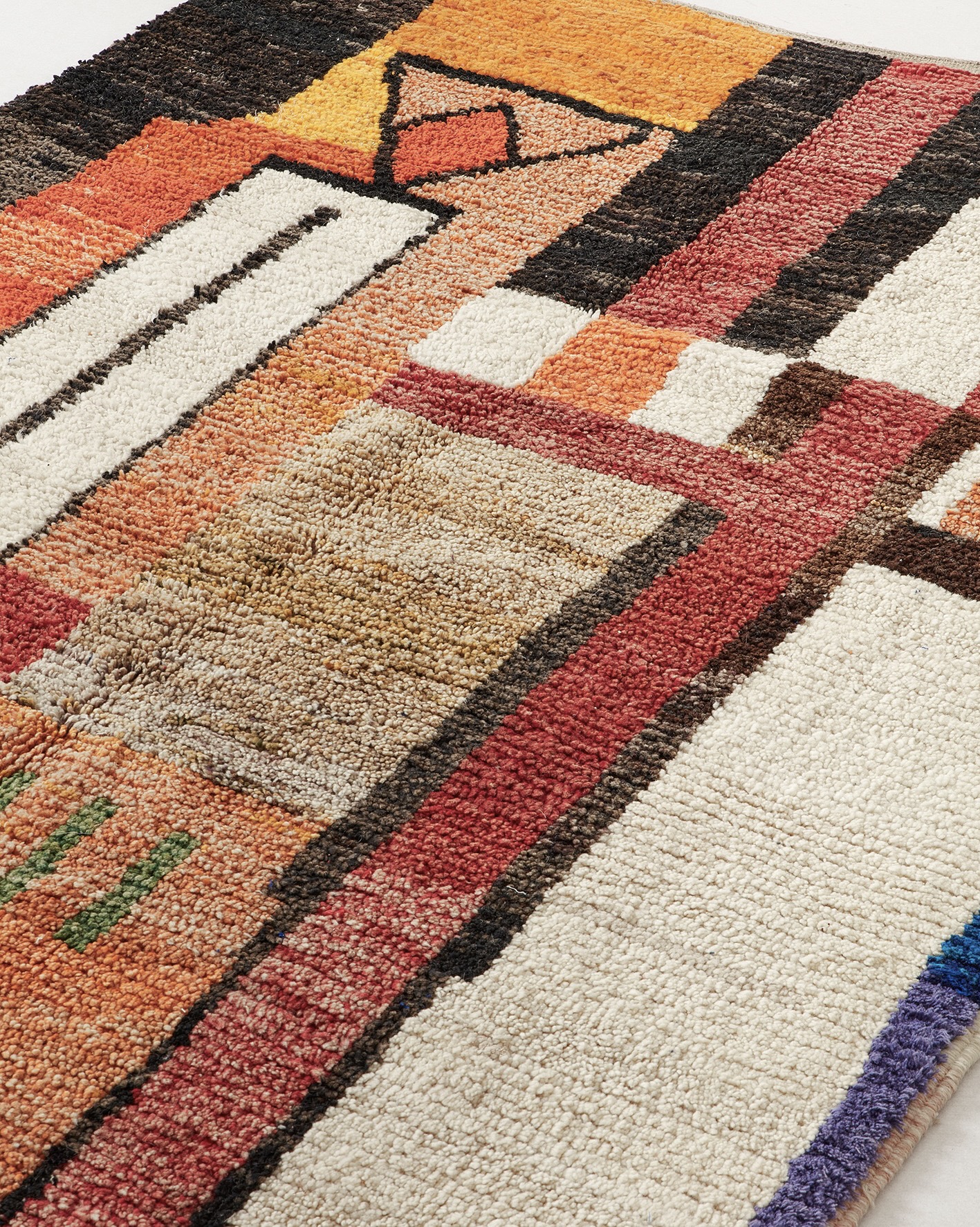 ’Bauhaus’ Boujaad szőnyeg, részlet