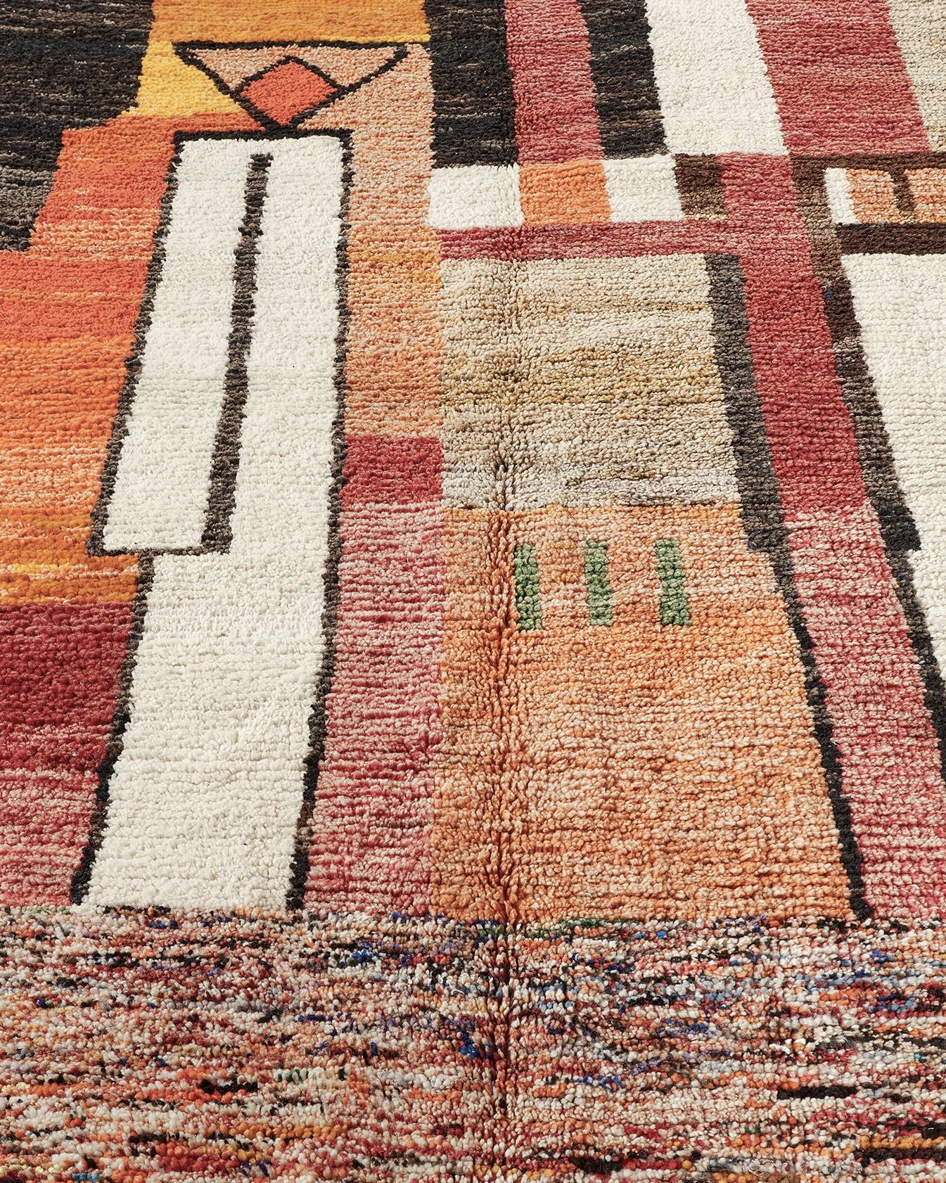 ’Bauhaus’ Boujaad szőnyeg, minta