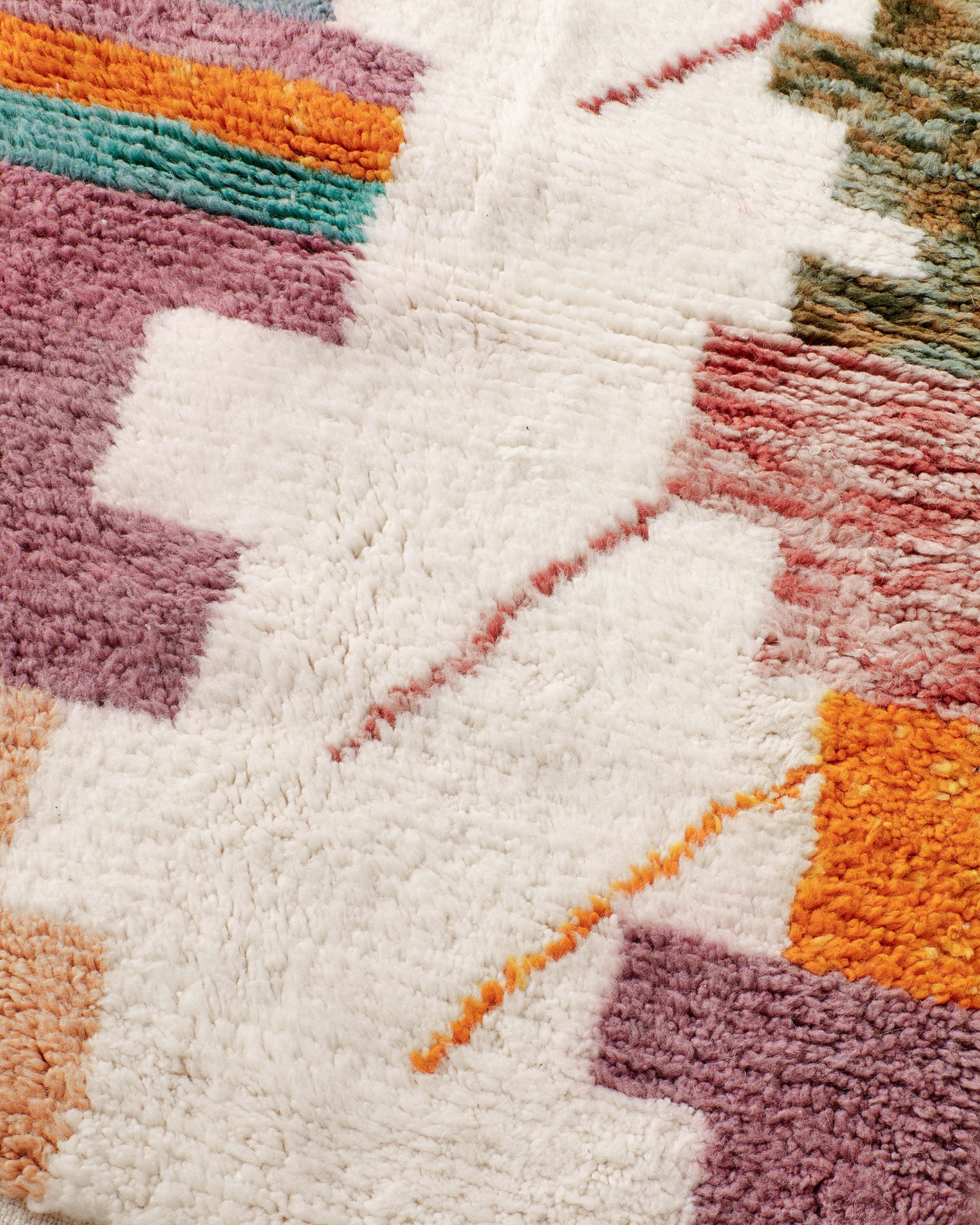 Kis Beni Ourain ütős színekkel, textúra